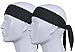 GoYonder Dri Fit Sports Head Tie Black (Pack of 2)