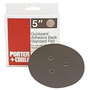 Porter-Cable 13900 5-Inch Standard Adhesive-Back Sanding Pad (for 332 Random Orbit Sander)-Inch