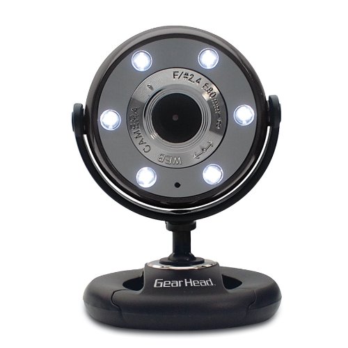 Quick 1.3MP WebCam with Night Vision (Black)