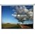 Elite Screens Manual Pull Down Projection Screen, 16:9 Aspect Ratio-120in - Black