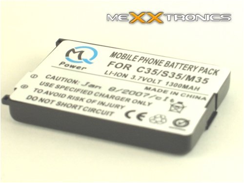 Cell Phone Battery for Siemens S35 Li-Ion, Lithium Ion Technology, 100% fits, properly matching Batteries