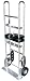 Vestil Aluminum Turn Handle Appliance Cart with Turn Handle, Swivel Rubber Wheels, 350 lbs Load Capacity, 60" Height, 24-1/2" Width X 13" Depth