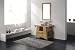 Solid Wood Modern Bathroom Modern Vanity Set &amp; Ceramic Sink &amp; Mirror