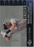 Derek Jeter New York Yankees 2002 UD Piece of History Tape Measure Heroes #TM23 Baseball Card