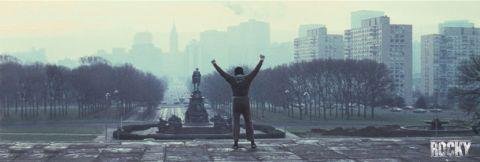 1art1 36995 Rocky - Cityscape Tür-Poster (158 x 53 cm)