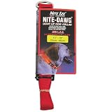 LED Nylon Night Safety Dog Collar by Nite Ize - Red - Medium