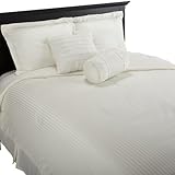 Regency Collection 300-Thread Count Woven Stripe 7-Piece Queen Comforter Se ....