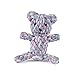 Zanies Rope Bear Dog Toys, Pink, Small, 4
