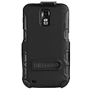 Seidio BD2-HK3SSG2TK-BK DILEX Case with Kickstand and Holster Combo for use with T-Mobile Samsung Galaxy S II - Black