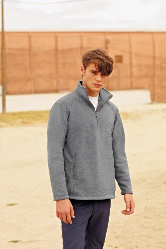 Fruit of the Loom Men's Half Zip Fleece Jacket