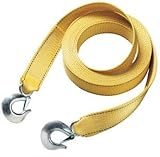 Master Lock 3174AT 15' X 2 Tow Strap with Forged Hooks and Clips, 10000 lbs Break Strength/3333 lbs Working Load Limit