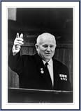 Historic Print (M): Nikita Sergeevich Khruschev, 1894-1971