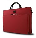 Acme Made 'The Slim Cargo' Macbook Nylon Messenger Bag - Chilli Pepper Red
