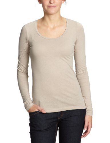 Blaumax Dharma Rund Langarm Damen T-Shirt, Gr. 40 (L) ,Beige (new kitt 506) Preisvergleich