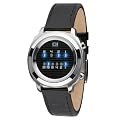 THE ONE Zerone ZE102B1 Men's Black Leather Strap Watch