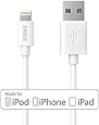 Anker Lightning to USB Cable 6ft / 1.8m Extra Long with Compact Connector Head [Apple MFi Certified] for iPhone, iPad and iPod (White)