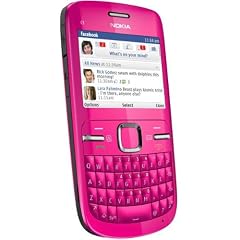 NOKIA C3 (PINK) / BRAND NEW ORIGINAL UNLOCKED INTER