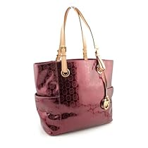 Hot Sale Michael Kors Jet Set Women's East West Large Purse Burgundy