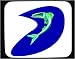 Decorated Mouse Pad with green, barracuda, fish