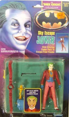  Batman The Dark Knight Collection SKY ESCAPE JOKER 5" Action Figure (1990 Kenner)