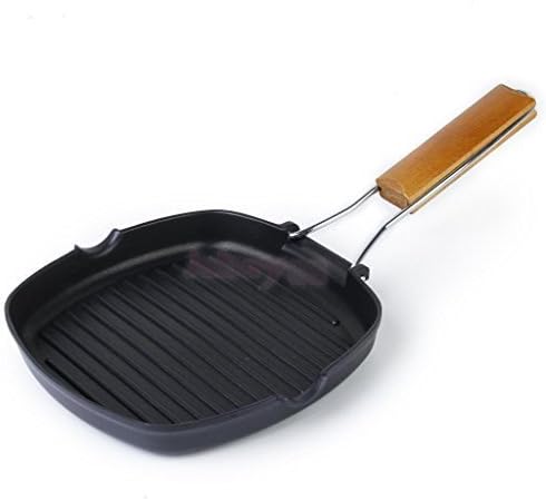 9.5" Nonstick Iron Foldable Griddle Skillet Frying Pan BBQ Picnic Camping Diny by DINY