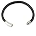 Three Keys Genuine Leather Braided Bracelet for Men with Durable Stainless Steel Clasp Leather Bangle Black