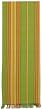 Durable Hand Woven 100% Cotton Colorful Green and Striped Table Runners 12x72 Inches Set of Two