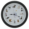 8 Inch Meowing Cat Clock