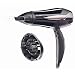 BaByliss D261E Expert Plus - Secador de pelo con cabezal difusor, 2200 W, color negro