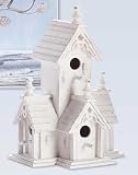 Wood Distressed Victorian Birdhouse
