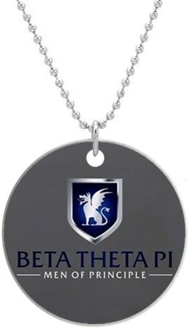 Beta Theta Pi Design - Custom Dog Tag Necklace