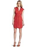 IMAGE OF French Connection Women's Calypso Jersey Short Sleeve Dress, Red, 6