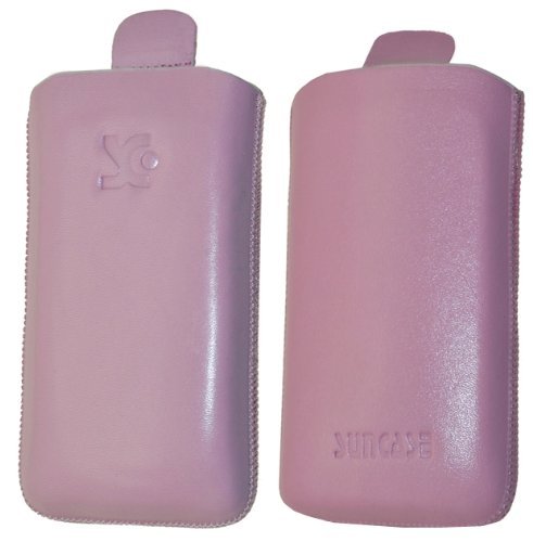Suncase Ledertasche f&uuml;r Samsung Wave 533 GT / GT-S5330 rosa