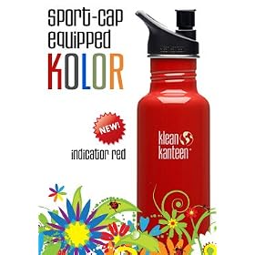 Klean Kanteen RED 2.0 Sports Cap Reusable Stainless Steel Bottle