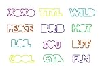 Phrases Rubba Rubber Silly Bandz Band Wristband (Pack of 12)
