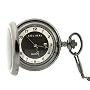 Colibri Pocket Watch Gunmetal Case with Mother of Pearl Inlaid Cover PWQ095500J