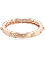 10k Pink Gold "X" Diamond-Accented Ring (0.09 cttw, I-J Color, I2-I3 Clarity)