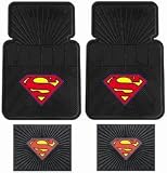  : Superman DC Comics 4 Pc Floor Mats Set