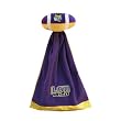 LSU Tigers Plush NCAA Football with Attached Security Blanket by Coed Sportswear
