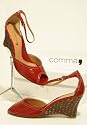 Super schicker COMMA Lack Riemchen Pumps