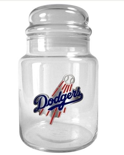 MLB Los Angeles Dodgers 31-Ounce Glass Candy Jar - Primary Logo