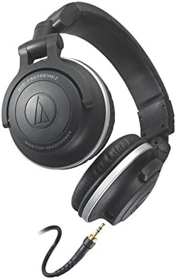 Audio-Technica ATH-PRO700MK2 Headphone - Stereo - Black - Mini-phone - Wired - 38 Ohm - Over-the-head - Binaural - Ear-cup - 3.94 ft Cable