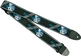 Woven Style Strap 2 inch steel blue logo