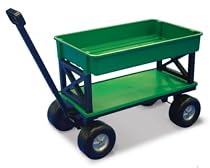 EZ Does It EZ 200 Plastic Gardening/Utility Cart with Flat Beds