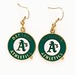 Oakland Athletics Dangle Earrings