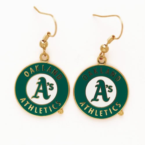 Oakland Athletics Dangle Earrings