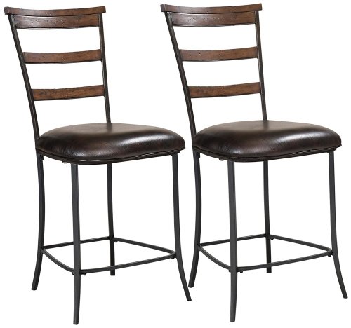 Hillsdale Cameron Set of 2 Ladder Non Swivel Counter Stools