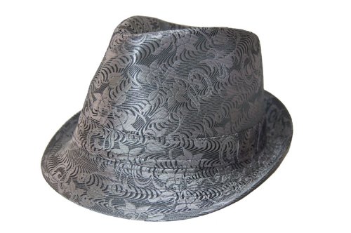 New Paisley Silk High Quality Fedora Fashion Hat - (8 Colors Available)