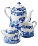 Spode Blue Italian 3-Piece Tea Set