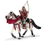 Fleur De Lis Coat of Arms Archer on Horseback